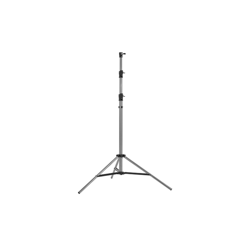 E-IMAGE Stainless steel light stand with top 1/4"&3/8" screw