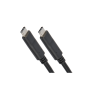 Cordon USB C 3.2 Gen1 - C M/M - 3A  noir - 3m