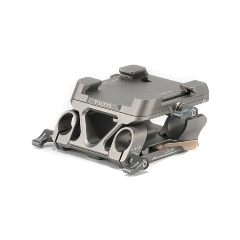 Tilta Plaque de base double 15 mm LWS Arca Manfrotto - Gris titane