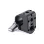 Tilta Support de tige 15 mm sur bloc de montage - Noir