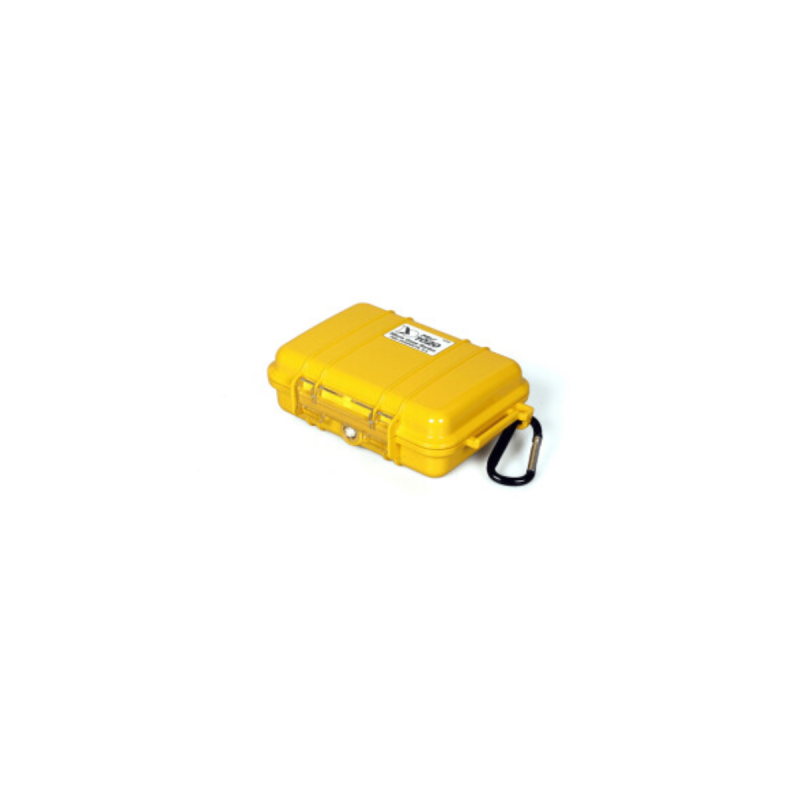 Peli Microcase Coque Jaune Liner Noir