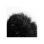 COMICA High-quality Furry Outdoor Microphone Wind Muff black