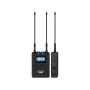 COMICA UHF Metal Wireless Micro - Dual-TX and One RX (AA Battery) A