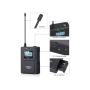 COMICA UHF Metal Wireless Micro - Dual-TX and One RX (AA Battery) TX