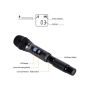 COMICA UHF 6-channels Mini&Flexible Wireless Microphone HTX