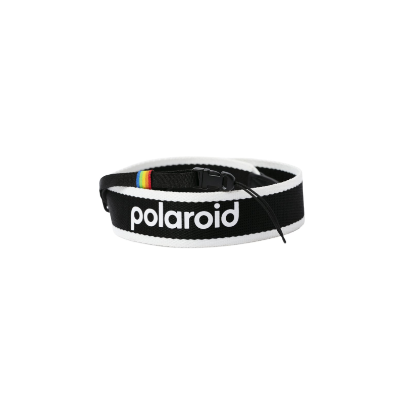 Polaroid Polaroid Flat strap - Black & White
