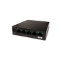 Luxul Switch 4 ports Gb Ethernet, PoE+, Non Manageable, 1/2 RU