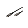 Cordon USB4 20Gbps - C M/M - noir -2m