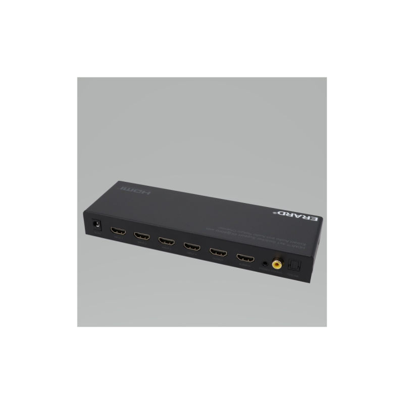 Selecteur HDMI 4 vers 1 avec extraction audio - 4K