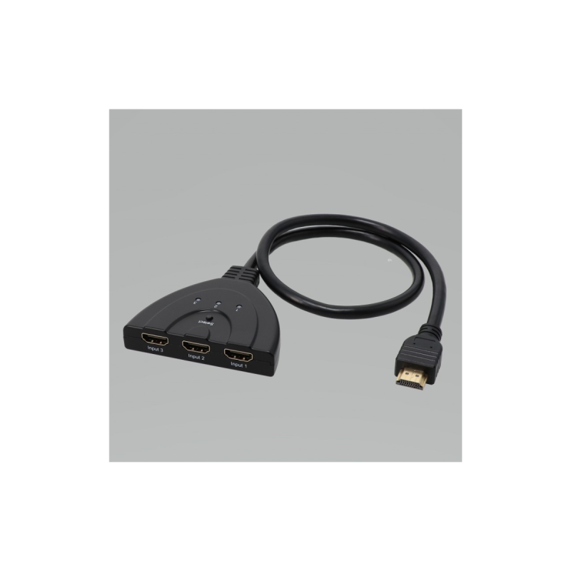 Sélecteur HDMI 3 vers 1 - 8K- auto-alimenté - plug & play - 0m50