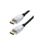 Cordon DisplayPort 2.1 M/M - 8K - prises métal - noir - 2m