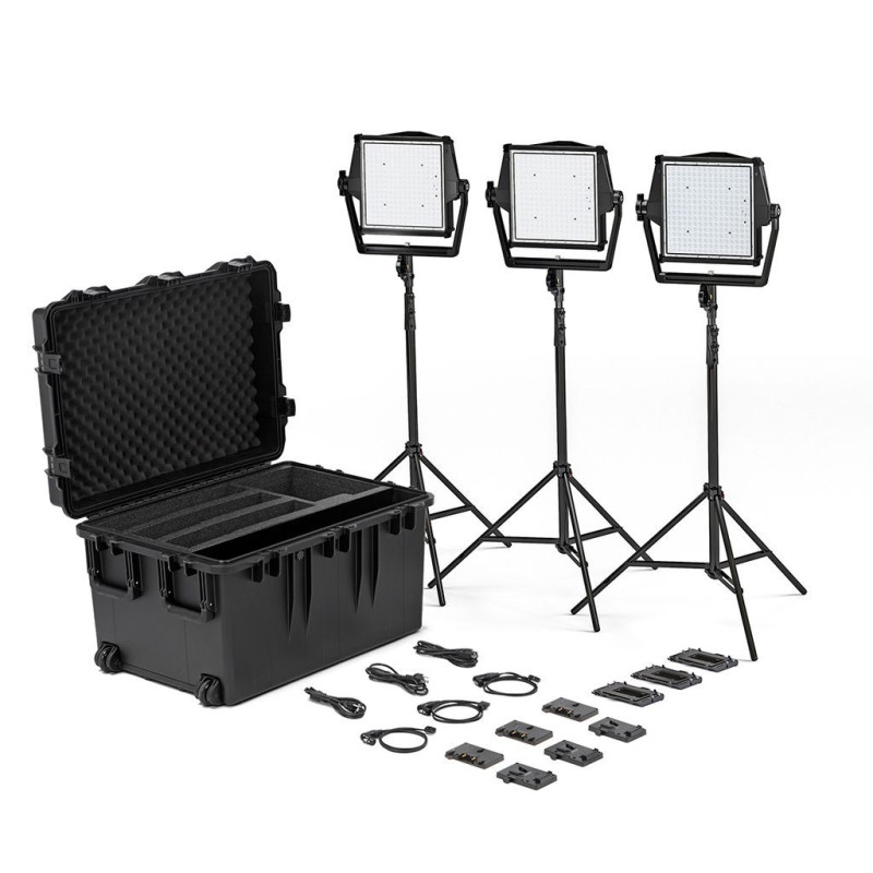 Litepanels Astra IP 1x1 Traveler Trio GM&VM Kit (Standard Yoke, UK)