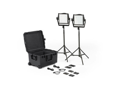 Litepanels Astra IP 1x1 Traveler Duo GM&VM Kit (Standard Yoke, EU)