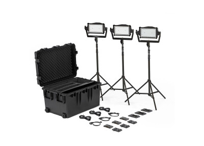 Litepanels Astra IP Half Traveler Trio GM&VM Kit (Standard Yoke, UK)