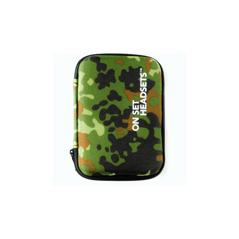 On Set Head Travel Case - Green Camo