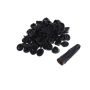 On Set Head Microphone Covers - Black - 25 Pack