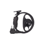 On Set Head D-Hook Black For Motorola D-Shaped Ear Hook Double Line