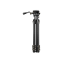 Tilta 75mm Cine Fluid Head 3-Stage Carbon Tripod Legs Gray