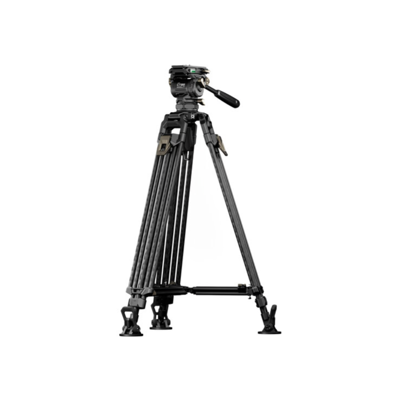 Tilta Trépied carbone 2 sections Tête fluide 75 mm Cine (8 kg)