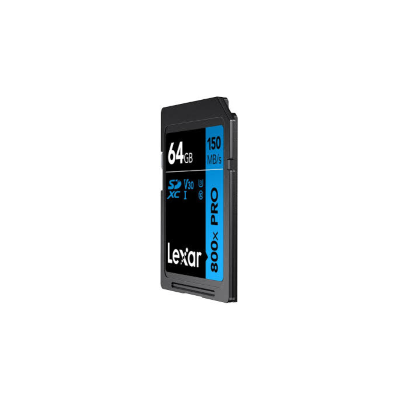 Lexar SDXC 800x PRO Blue Series 64GB UHS-1 V30 - Read 150MB/s