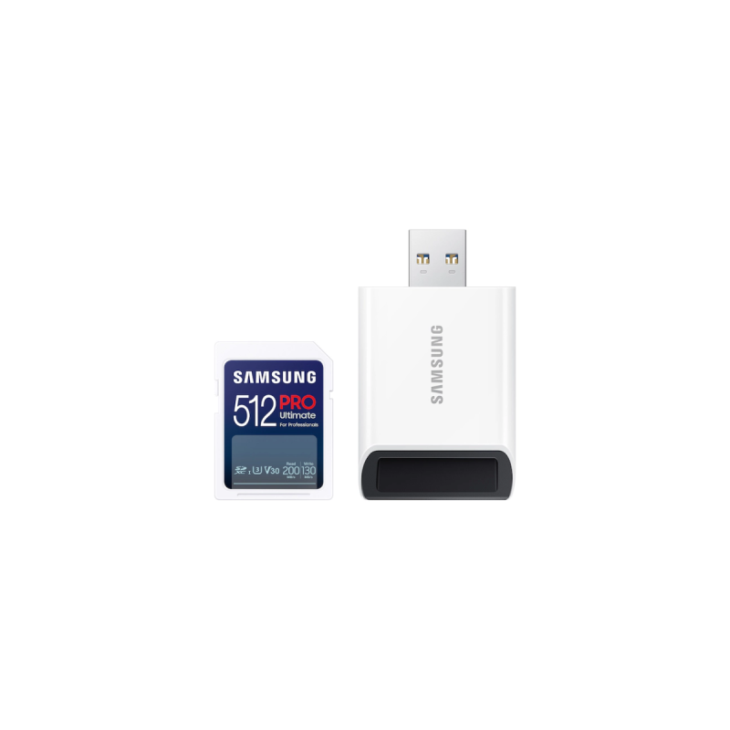 Samsung SD Card PRO Ulitmate 512GB inclus lecteur USB