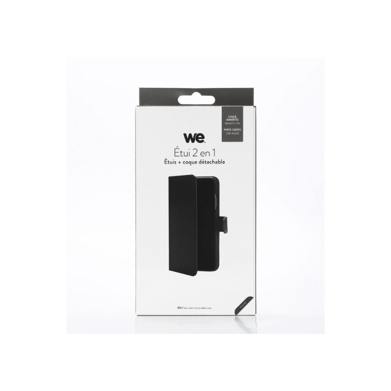 WE Etui folio MAGNETIQUE APPLE IPHONE 12 PRO MAX Noir