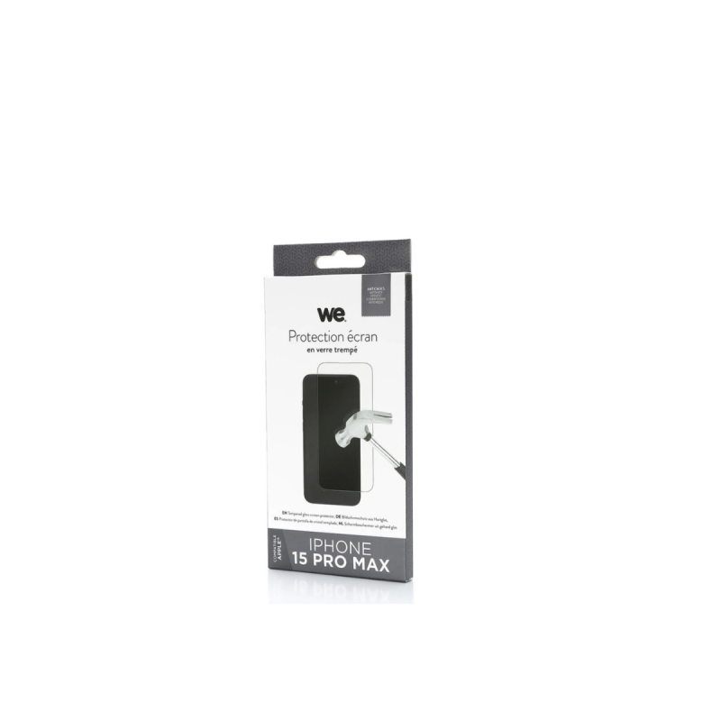 WE Verre trempé APPLE IPHONE 15 PRO MAX