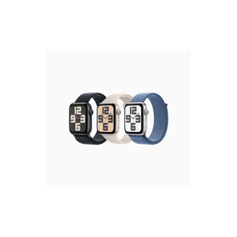 Apple Watch SE GPS+Cell. 40mm Silver Alu Winter Blue Sport Loop