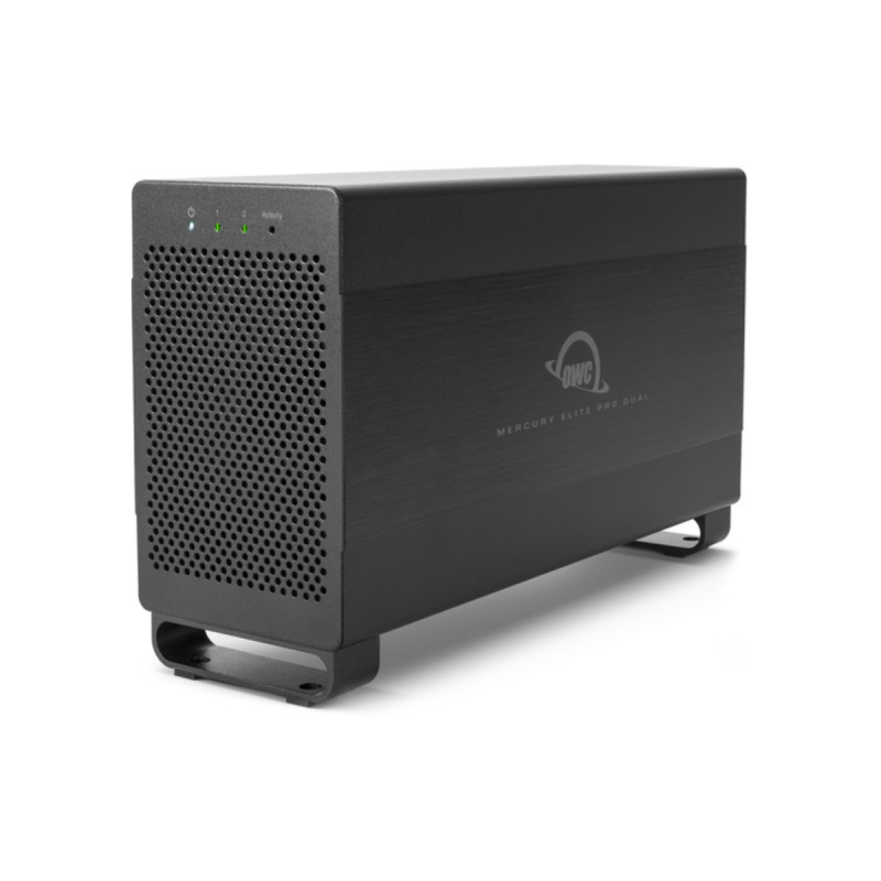 OWC Mercury Elite Pro Dual 8TB Bureau TBLT 2 + USB 3.2 Dual HDD RAID
