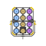 LightStar Projecteur LED couleur (2160W RGBWW) avec Lumenradio, IP65