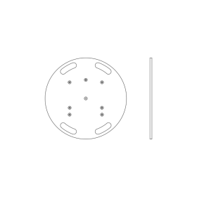 ASD 1/2 Lest Acier Pour SX290/Sc300 500 x 280 x 40mm