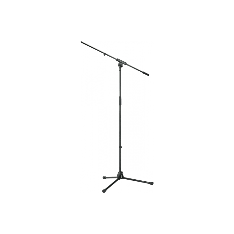 K&M 210/6B - Pied Noir De Micro Avec Perchette Standard