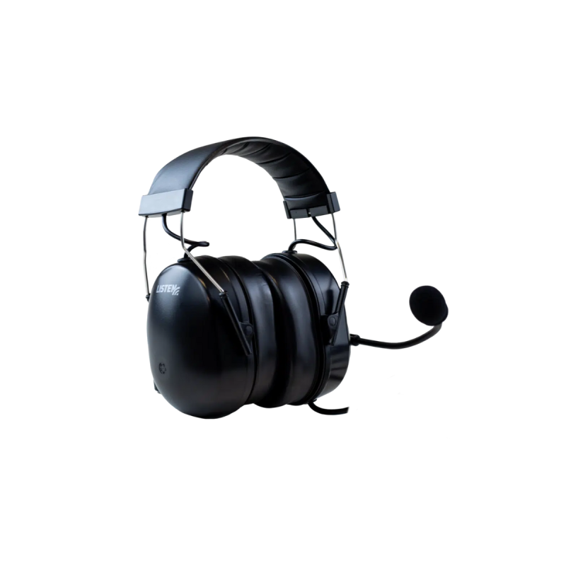 Listen LA-454 Casque stéréo avec micro, réduction de bruit de 23,7dB