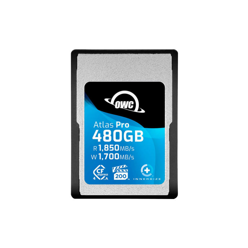 OWC Atlas Pro Carte CFexpress Type A 480GB VPG 200, Adpt. CFX A - B