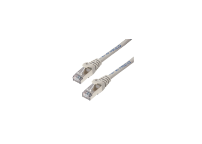 MCL Câble réseau RJ45 100% cuivre CAT 6A F/UTP - 0,5m Blanc