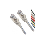 MCL Câble réseau RJ45 100% cuivre CAT 6A F/UTP - 0,5m Blanc