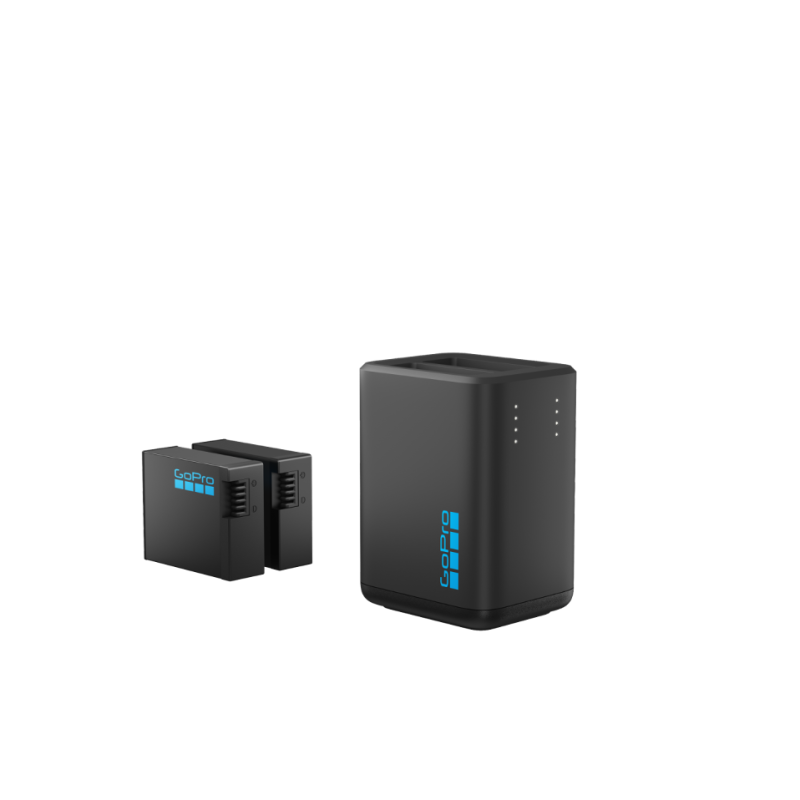 Gopro Chargeur de batterie double avec 2 batteries pour HERO13 Black