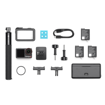 Étui étanche Pour DJI Osmo Action 5 Pro/4/3 - Protection Sous-marine 60m, Verre Trempé, Ports Sabot Froid