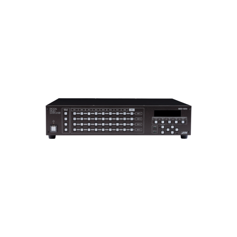 IDK 4K Digital Multi Switcher with 8 Inputs & 4 Outputs, Dante