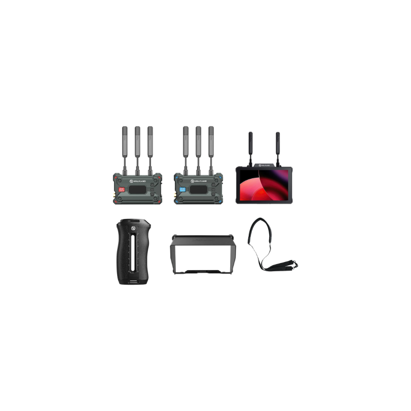 Hollyland Kit moniteur Pyro 7 émetteur/récepteur Pyro S + accessoires