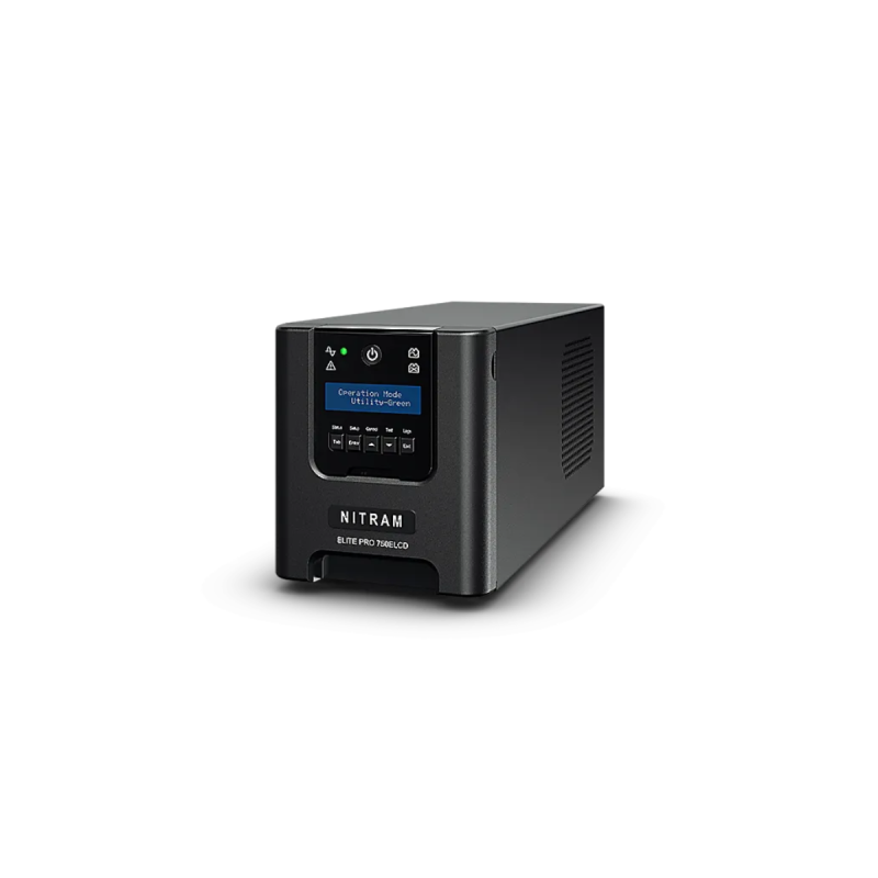 NITRAM - Onduleur Tour écran 750VA 675W - C13x6 - ElitePro750ELCD