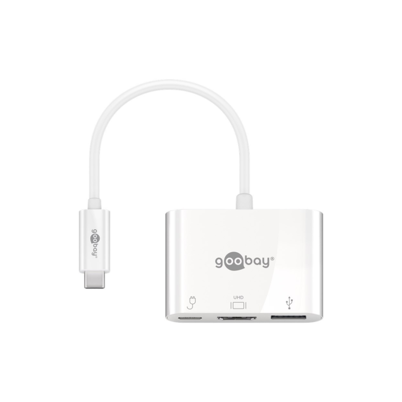 Goobay Adaptateur USB-C™ Multiport 1x HDMI, 1xUSB-A 3.0