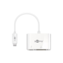 Goobay Adaptateur USB-C™ Multiport 1x USB-C™, 1x DVI-I Dual-Link
