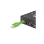 Lindy Bloqueurs de port SFP (sans clé) - Pack de 20, Vert