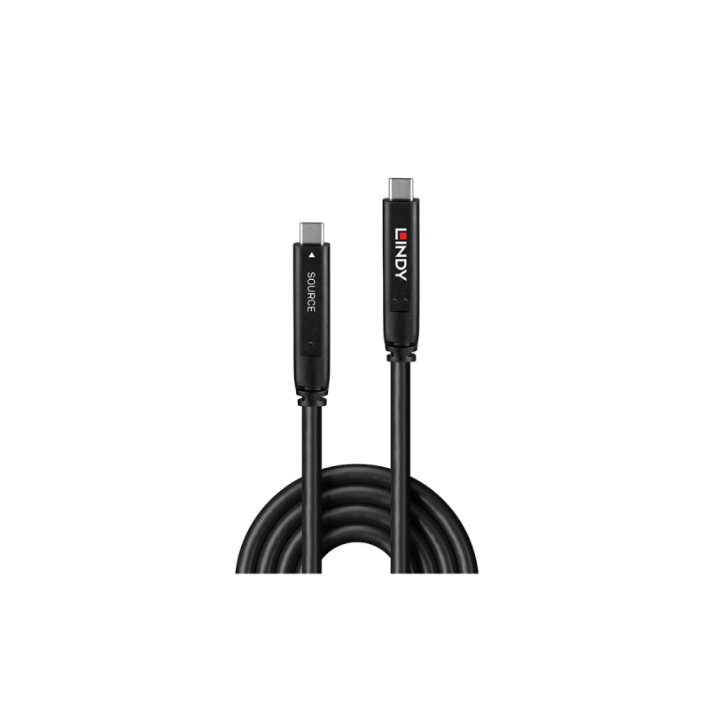Lindy Câble Hybride Type C USB 3.2 Gen 2 & DP 1.4, 10m