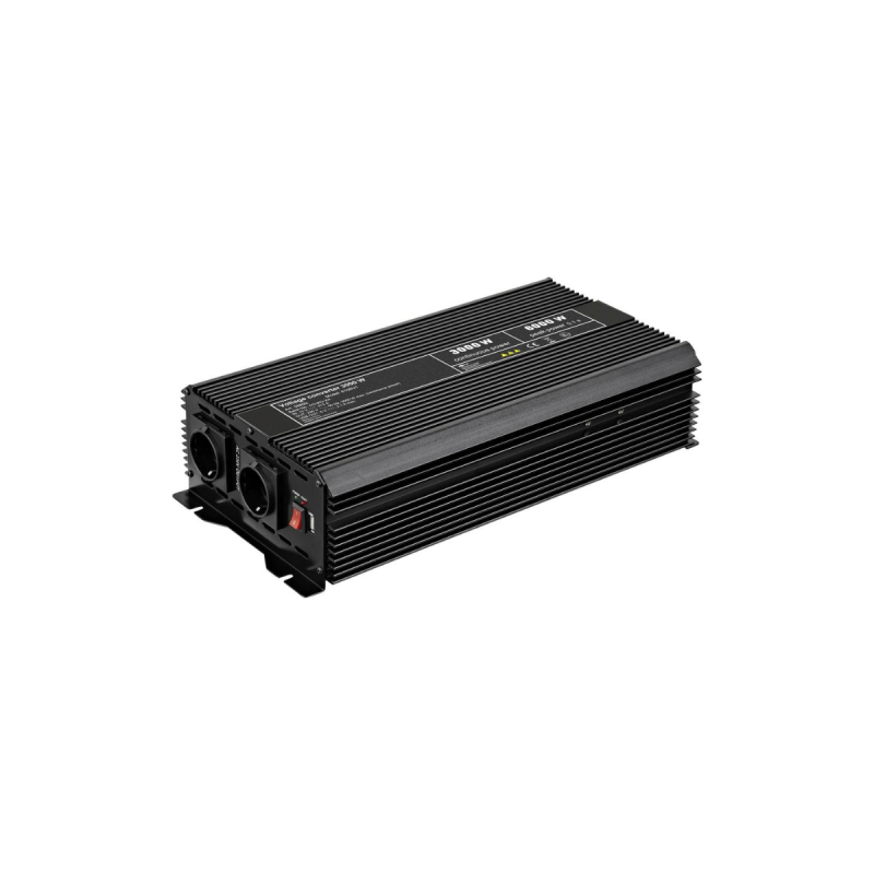 Goobay Convertisseur de Tension DC/AC (12 V - 230 V/3000 W) USB
