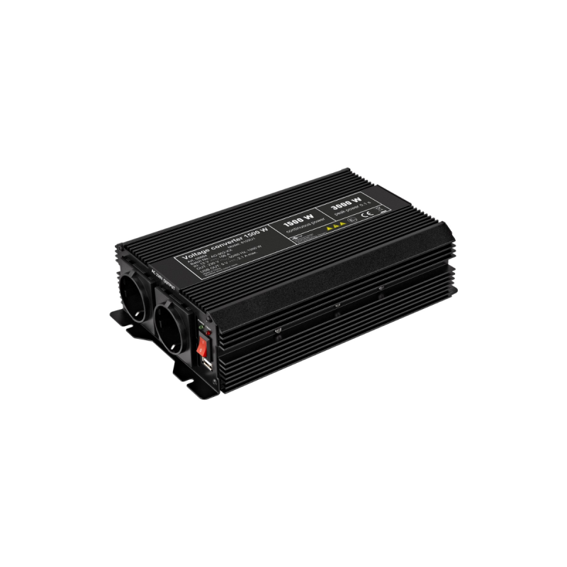 Goobay Convertisseur de Tension DC/AC (12V-230V / 1500W)