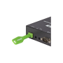 Lindy Verrous de ports SFP (10 piêces) avec clé, Vert