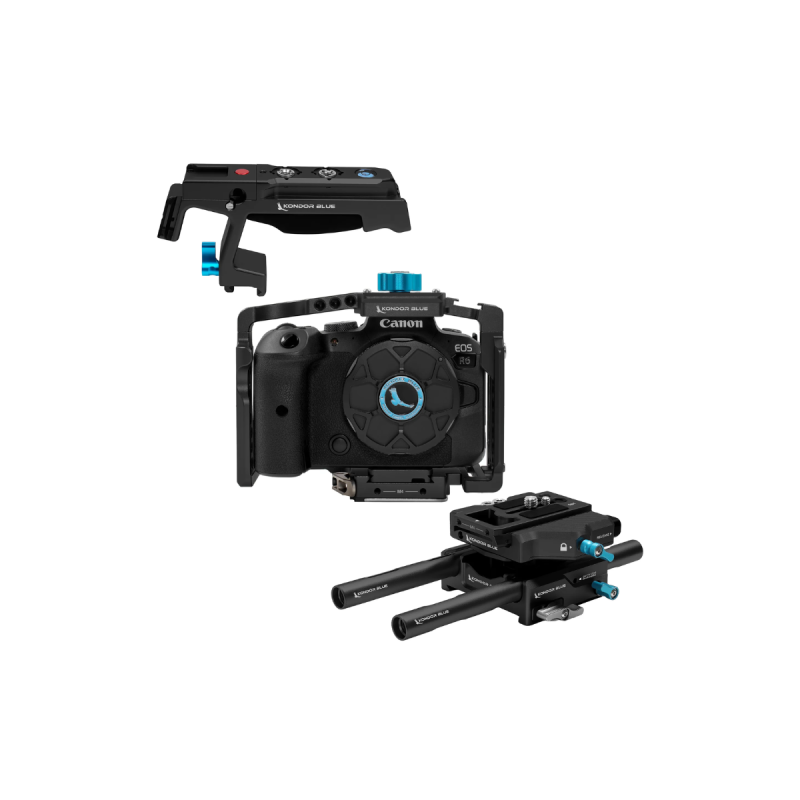 Kondor Blue Canon R5 Arca Base Rig MKII (R5/R6/R) (Raven Black)
