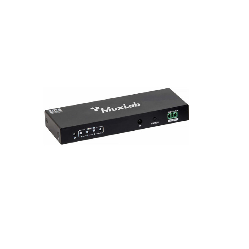 Muxlab HDMI 2.1 48Gbps 4x1 Switch with Audio De-embedder
